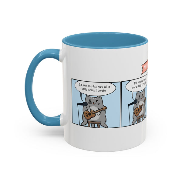 Song of My People Cat Comic Mug