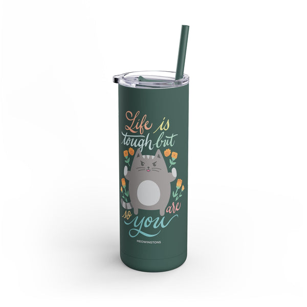 Motivational Milton the Cat Tumbler, 20oz